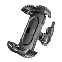 Magideal - Soporte De Teléfono Para Manillar De Bicicleta, Soporte De Teléfono Para Motocicleta, Protección De Teléfono, Soporte Desmontable Para Teléfono Móvil,