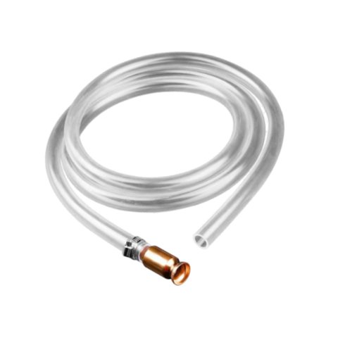 Ioensy - Manguera De Sifón De 1/2'' Con Válvula De Cobre, Autocebante, Para Combustibles, Gasolina Y Acuarios, 2 Metros