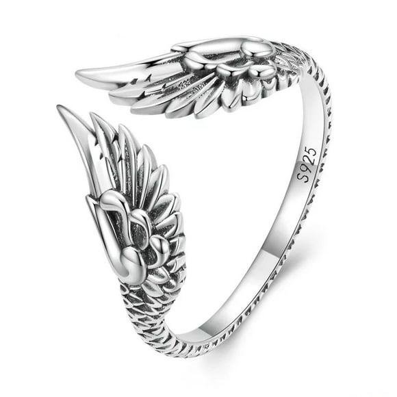 Anillo alas ajustable plata 925