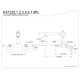 thumbnail image 2 of Llave de cocina Kingston Brass English Country de montaje en pared, 2 of 2