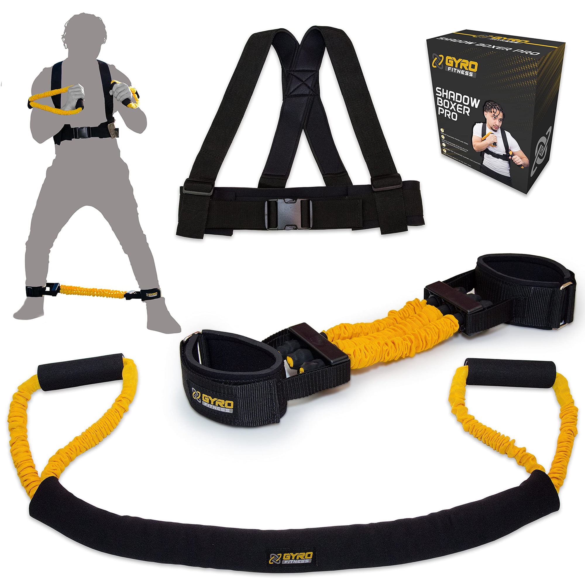 Set De Bandas De Resistencia Para Boxeo Gyro Fitness Shadow Boxer Pro