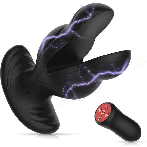 Electric Shock Anal Expansion Vibrator Wireless Remote Control Vibrating Butt Plug Men Prostate Massager Clitoral G-Spot Sex Toy