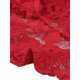 thumbnail image 5 of INSPIRE CHIC Bolero de Encaje Floral para Mujer con Dobladillo con Volantes, Cárdigan Recortado con Lazo en el Frente, Ligero para el Verano, Rojo L, 5 of 6