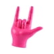 thumbnail image 2 of Estatua Con Gesto De Dedo "Te Amo", Escultura De Mano De Roca Para Gabinete, Color Rosa, 2 of 5