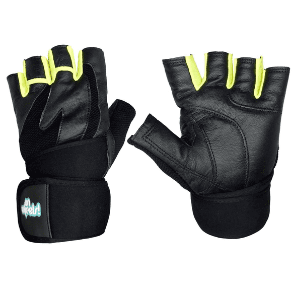 Guante Multisport Black Amarillo Fluor S