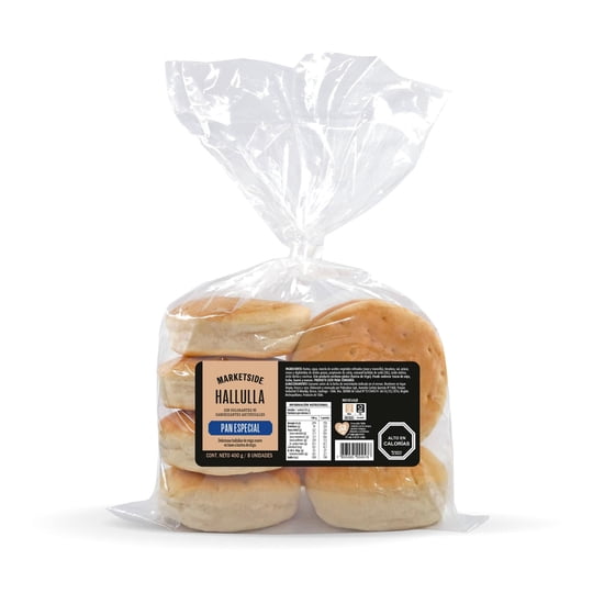 Pan Hallulla Especial Suave 8 Un 400 g Marketside
