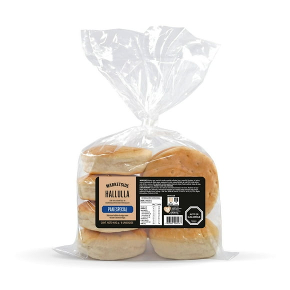 Pan Hallulla Especial Suave 8 Un, 400 g