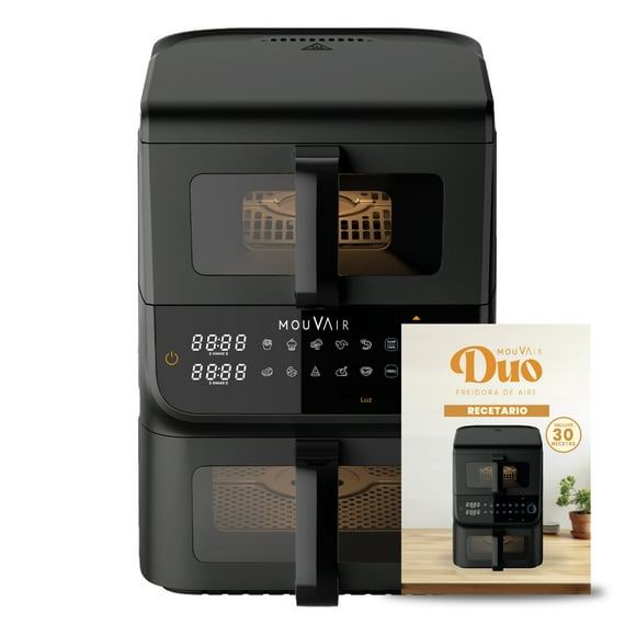 Freidora de Aire Mouvair Duo 10L Vertical Doble Cesta