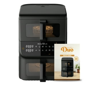 Freidora De Aire Mouvair Duo 10L Vertical Doble Cesta
