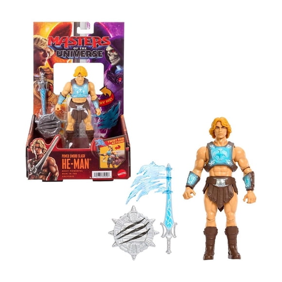 MASTERS OF THE UNIVERSE HE-MAN FIGURA DE ACCIÓN CON MOVIMIENTO DE 5.5 PULGADAS - HE-MAN