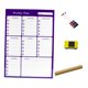 thumbnail image 2 of Recordatorio Semanal De La Nota Del Calendario De La Pizarra Magnética Suave Para El Estilo C Del Organizador De La Escuela, 2 of 5