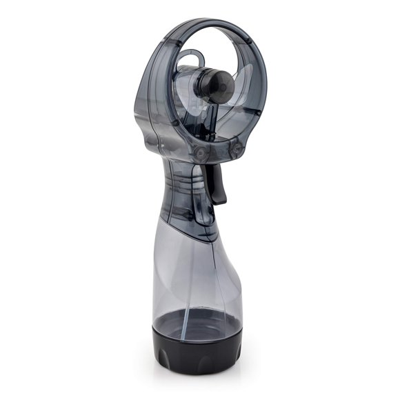 Ventilador portátil de mano O2COOL Deluxe con atomizador de agua a pilas