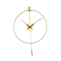 Bothyi - Reloj De Pared De Precisión Para Decoración Del Hogar, Reloj Creativo Para Oficina, Cafetería, Dormitorio, 50 Cm, Dorado
