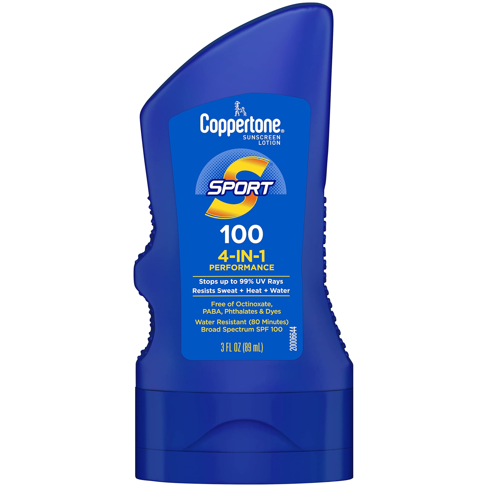 Crema Solar Coppertone Sport Spf 100, 90 Ml, Resistente Al Agua