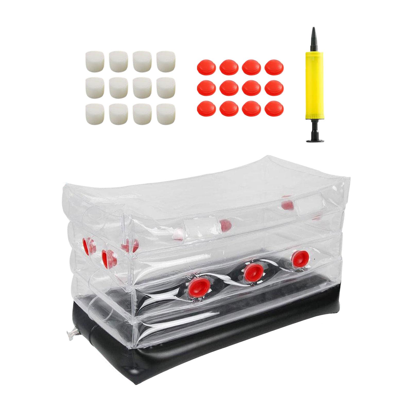 Magideal - Bolsa De Cultivo De Hongos Inflables Caja De Jardineras Caja De Intercambio De Aire Plegable Camas De Plantación De Jardín Maceta De Cultivo Para Balc Cuadrado