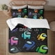 thumbnail image 5 of AMONG US Bedding Comforter SetsQueen Quilt Bedding Set3 Pieces Set Bedding Twin SizeColorful Soft Lightweight Print All Season 177*218CM, 5 of 5