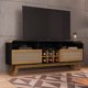 thumbnail image 2 of Rack Tv 65 Larimar Negro Canela Rattan, 2 of 4