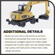 thumbnail image 5 of Diecast Masters Excavadora de Ruedas Caterpillar M318D 1:87, 5 of 9