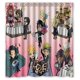 thumbnail image 1 of Cortina de ducha Black Butler, juego de cortinas de baño con ganchos, tamaño 66 x 72 pulgadas, 1 of 3