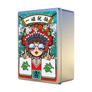 Magideal - Mahjong Playing Cards Juego De Mahjong Compacto Y Fácil De Transportar Accesorios De Juegos Duraderos Para Fiestas 144 Cartas/Juego De Juego De Mesa , Estilo Un Estilo A