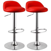 Novahus - Pack 2 Silla Bar Round Rojo