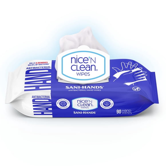 Toallitas húmedas para manos Nice 'N CLEAN Sensitive Skin, 90 unidades (paquete de 8)