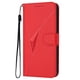 thumbnail image 2 of Funda Cartera Fibra de Carbono para iPhone 17 Pro con Soporte y Cierre Magnético Rojo, 2 of 6