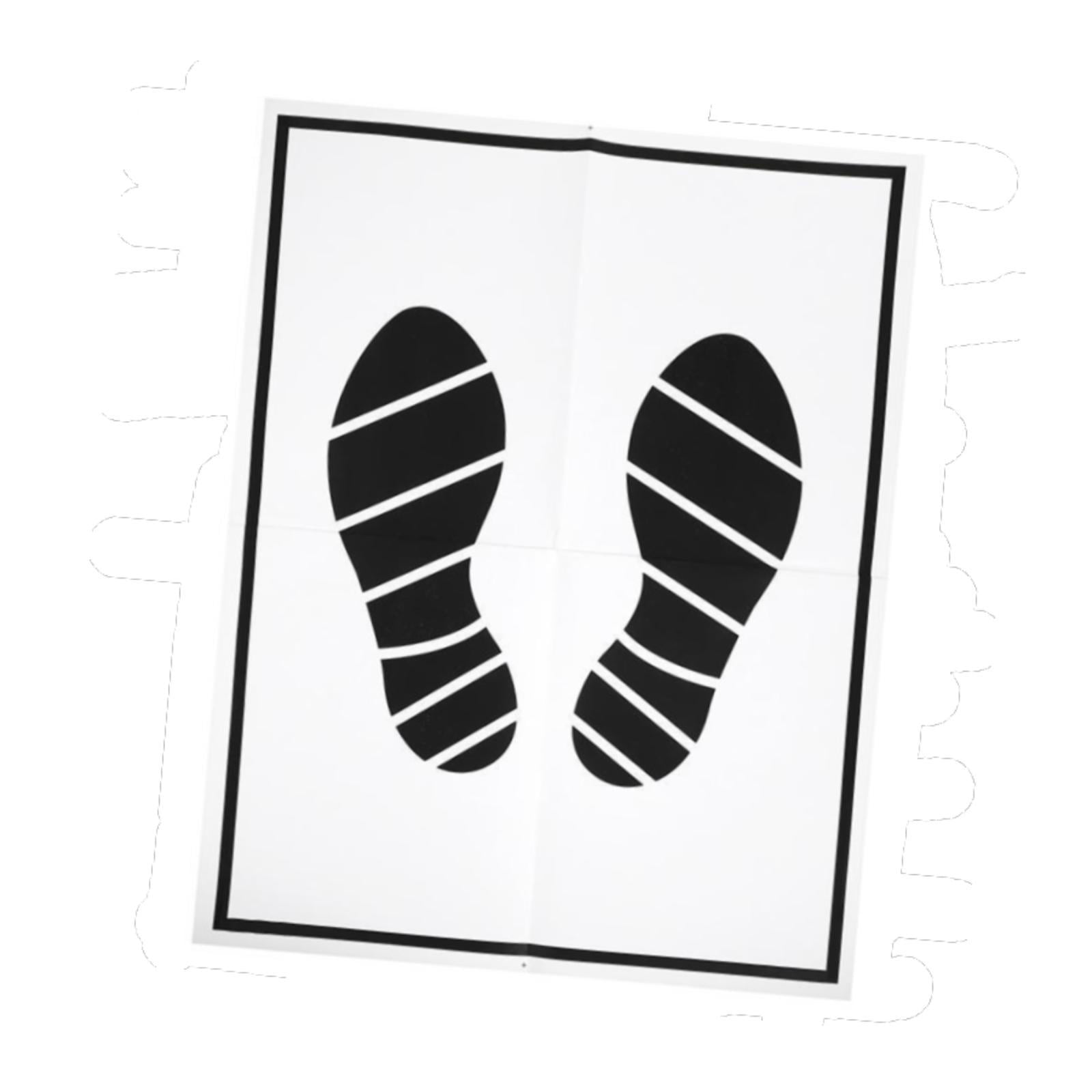 Magideal - 25x Almohadillas Para Pies De Coche Desechables Fáciles De Instalar Papel De Protección Impermeable Almohadillas Para Pies De Vehículo Fácil De Llevar