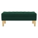 thumbnail image 1 of Banqueta Wood 2c Felpa 05 Verde Botella, 1 of 4