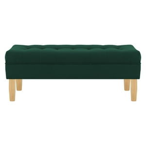 Bodevir - Banqueta Wood 2C Felpa 05 Verde Botella