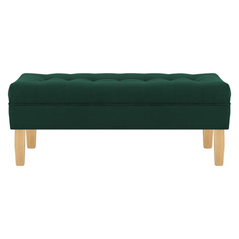 Bodevir - Banqueta Wood 2C Felpa 05 Verde Botella