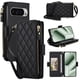thumbnail image 2 of Para Google Pixel 9 / 9 Pro 5G Funda Tipo Billetera con Bloqueo RFID, Funda de Teléfono Tipo Bolso Cruzado con 9 Ranuras para Tarjetas, Bolsillo con Cierre y Correa Desmontable, Negro, para Pixel 9, 2 of 9