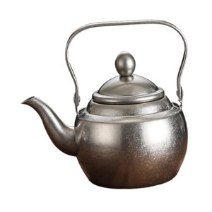 Bothyi - Tetera De Acero Inoxidable Con Tapa E Infusor Para Uso Doméstico, Camping, Restaurante, 1 L