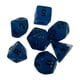 thumbnail image 1 of 7 Uds Dados Poliédricos Brillantes D4 d20 Dados De Varios Lados Para Juego De Rol Azul, 1 of 5