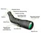 thumbnail image 5 of Telescopio Vortex Optics Crossfire HD 16-48 x 65 en ángulo, 5 of 6