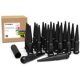 thumbnail image 1 of Tuercas de rueda – Accesorios para ruedas M14x1.50 11 cm negro, juego de 24 uds, 1 of 6