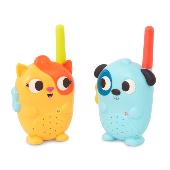 Walkie Talkie Set B. toys Lolo & Woofer, paquete de 2 unidades, 100 m, alcance 3+