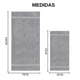 thumbnail image 3 of Pack 3 Toallas De Baño 100% Algodón Bordadas Cuerpo Y Manos Gris, 3 of 3