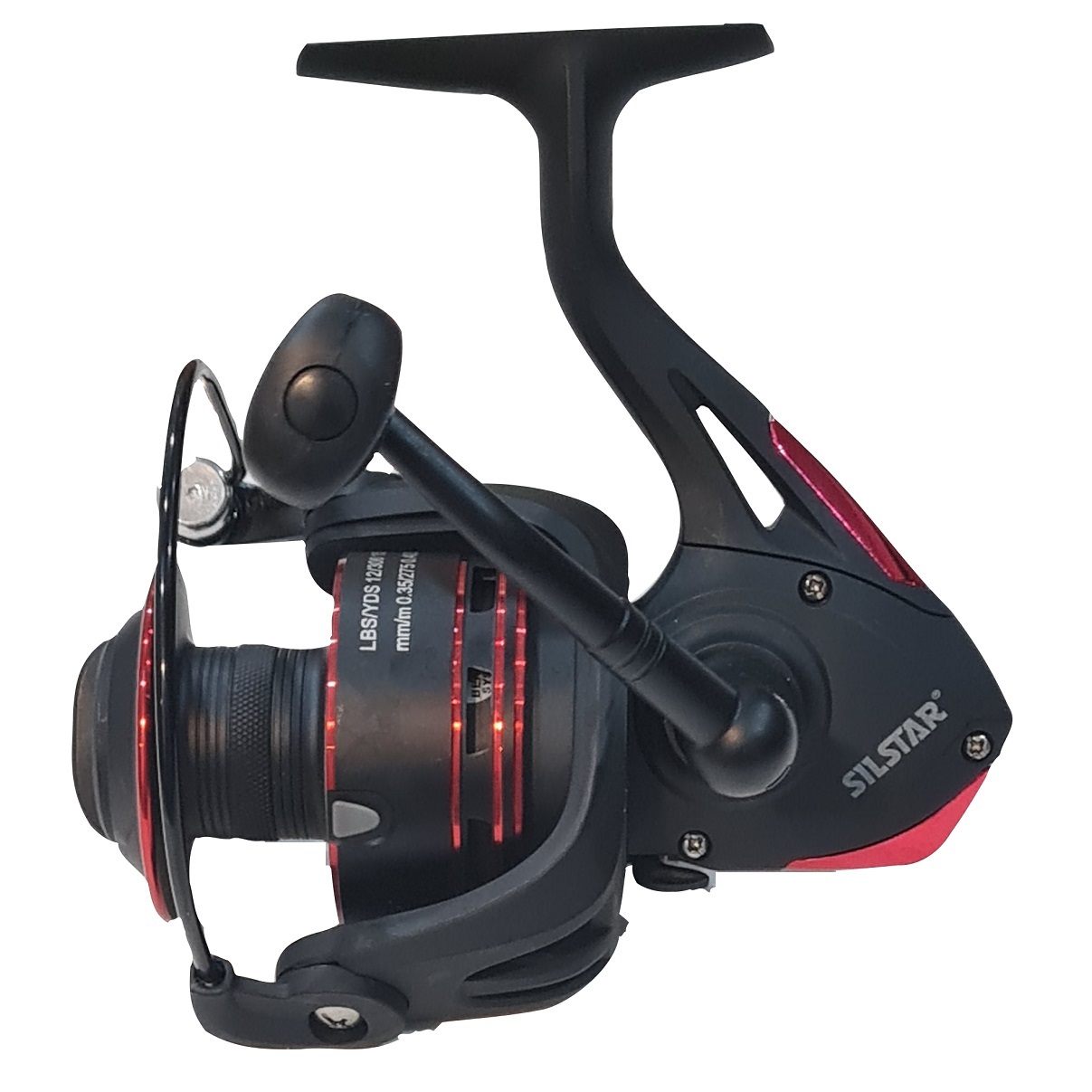 Silstar - Carrete De Pesca Typhoon Df3000 9Rodamients 270Grs Gris/Rojo