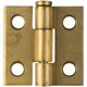 thumbnail image 2 of Bisagra para puerta National Hardware chapada en latón de 1 pulgada, paquete de 1, 2 of 2