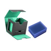 Ioensy - Caja Para Mazos De Cartas Coleccionables, Soporte Para Cartas De Juego, Para Cartas Coleccionables, Color Verde