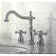 thumbnail image 5 of Grifo de baño Kingston Brass KB1977AX de instalación amplia, latón cepillado, 5 of 6