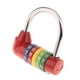 thumbnail image 3 of Cerradura De Combinación De Seguridad De 5 Dígitos Bolsa De Equipaje De Viaje Maleta Candado Rojo, 3 of 3
