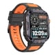 thumbnail image 1 of Smartwatch Deportivo NX20 Llamadas Bluetooth Música Linterna IP68 Compatible IOS Android naranja para uso diario, 1 of 3