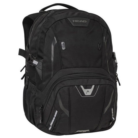 Mochila Porta Laptop Sahara Negro Plata Head