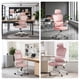 thumbnail image 4 of Silla De Escritorio Ergonómica Rosado Be Design Pro-Soporte Lumbar, Malla,100Kg, 4 of 8