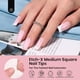 thumbnail image 4 of Uñas de gel Nail Tips Beetles Etch-X Half Mate, 288 unidades, 12 tamaños, 4 of 7