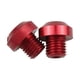 thumbnail image 4 of 2 Piezas M10x1.25 Espejos Retrovisores Rosca Agujero Tapón Tornillos Pernos Rojo Positivo, 4 of 5