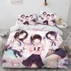 thumbnail image 1 of Butterfly-Shino-bu Poster Duv-et Cover 3 Piece B-ed SetRoo-m Atmo-sphere Decoratio-n Anime- perip-herals, 1 of 4