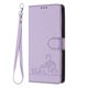thumbnail image 2 of Funda tipo cartera FOXDOCK para Samsung Galaxy A21S con soporte, ranuras, RFID, diseño de gato, 2 of 5